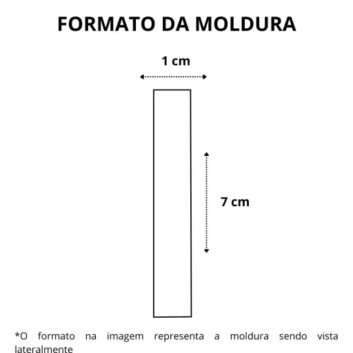 Rodapé Autocolante em EVA 7cmx1cm - VP 12